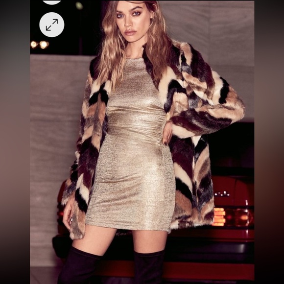 Amuse Society Jackets & Blazers - Amuse Society Waylon faux fur jacket coat size XS